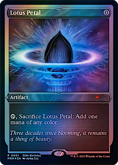 Lotus Petal (P30M-002) - 30th Anniversary Misc Promos Etched Foil