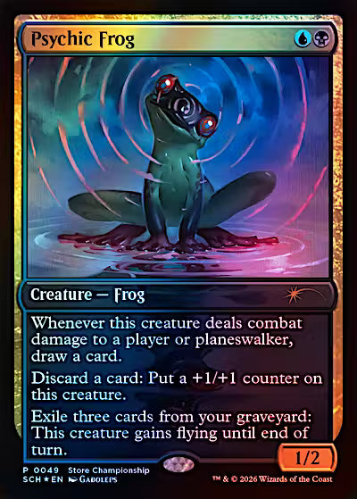Psychic Frog (SCH-049) - Promotional Foil
