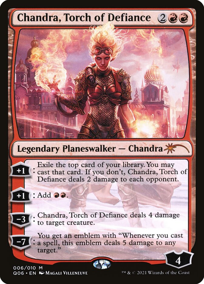 Chandra, Torch of Defiance (UMP-006) - Pioneer Challenger Decks 2021