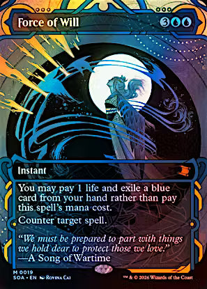 Force of Will (SOA-019) - Secrets of Strixhaven: Mystical Archive Foil