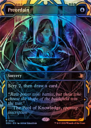 Preordain (SOA-021) - Secrets of Strixhaven: Mystical Archive Foil