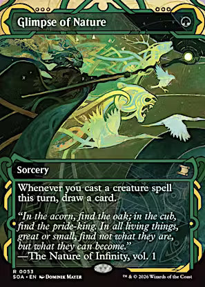 Glimpse of Nature (SOA-053) - Secrets of Strixhaven: Mystical Archive