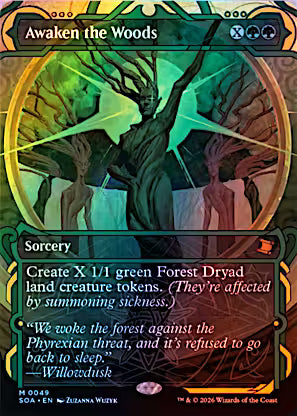 Awaken the Woods (SOA-049) - Secrets of Strixhaven: Mystical Archive Foil