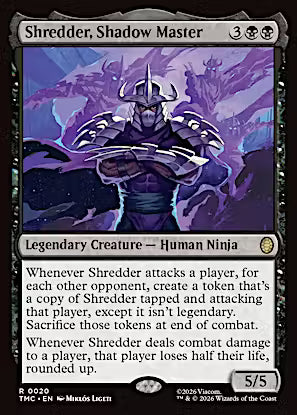 Shredder, Shadow Master (TMC-020) - Commander: Teenage Mutant Ninja Turtles