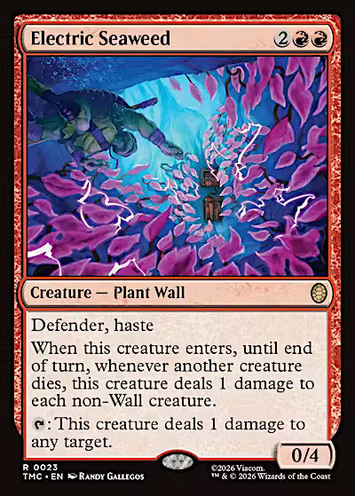 Electric Seaweed (TMC-023) - Commander: Teenage Mutant Ninja Turtles
