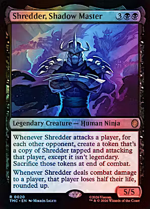 Shredder, Shadow Master (TMC-020) - Commander: Teenage Mutant Ninja Turtles Foil