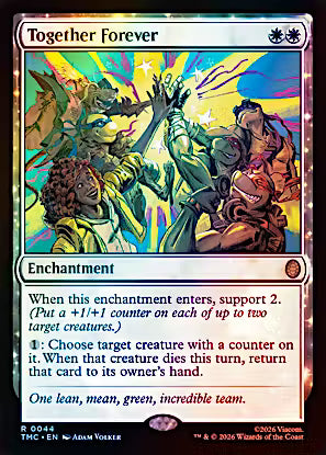 Together Forever (Surge Foil) (TMC-044) - Commander: Teenage Mutant Ninja Turtles Foil