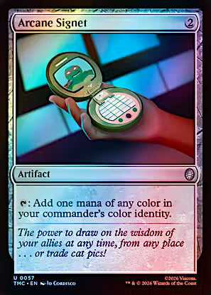 Arcane Signet (Surge Foil) (TMC-057) - Commander: Teenage Mutant Ninja Turtles Foil
