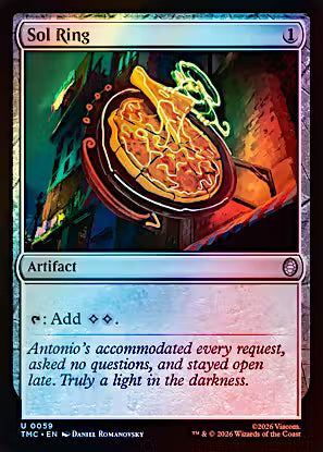 Sol Ring (Surge Foil) (TMC-059) - Commander: Teenage Mutant Ninja Turtles Foil