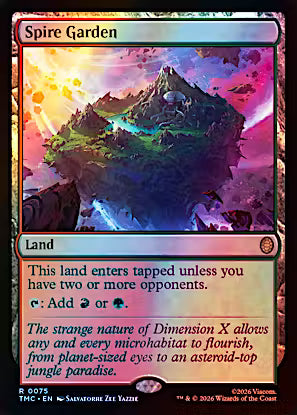 Spire Garden (Surge Foil) (TMC-075) - Commander: Teenage Mutant Ninja Turtles Foil