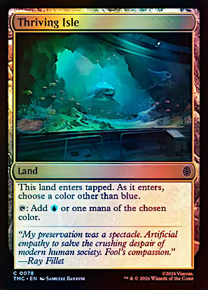 Thriving Isle (Surge Foil) (TMC-078) - Commander: Teenage Mutant Ninja Turtles Foil