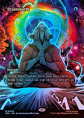 Brainstorm (Borderless) (PZA-004) - Teenage Mutant Ninja Turtles Eternal-Legal Foil
