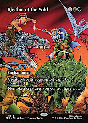 Rhythm of the Wild (Borderless) (PZA-012) - Teenage Mutant Ninja Turtles Eternal-Legal