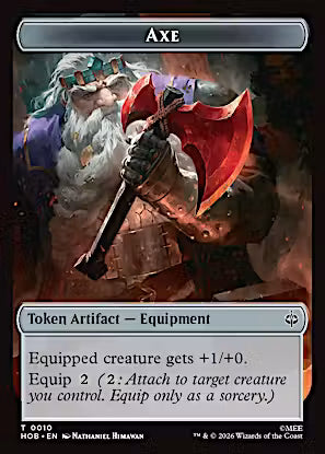 Bird Soldier // Axe Double-Sided Token (HOB-1 // 10) - The Hobbit