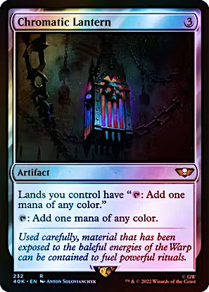 Chromatic Lantern (Surge Foil) (40K-232★) - Warhammer 40,000 Commander Foil